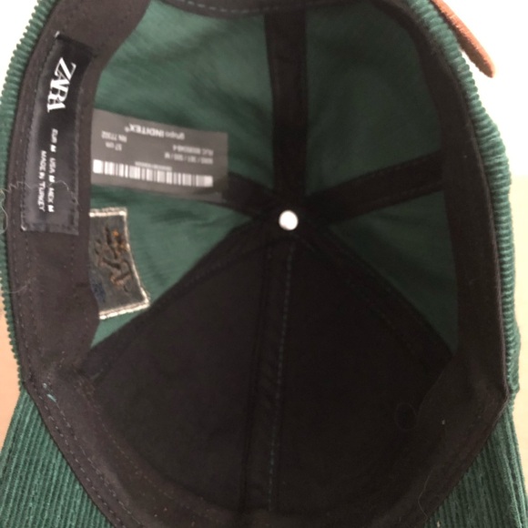 Zara embroidery corduroy cap hat unisex - Picture 6 of 8